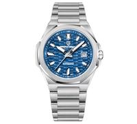 TAYSHILEY Pagani Design Montre mécanique automatique en acier inoxydable pour homme avec verre saphir et mouvement japonais Miyota 8215 Étanche jusqu'à 100 m, bleu, Sports