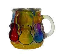 Taza Estilo Guitarra - Musical Artística, Regalo Para Músicos, Guitarristas, Maestros, Uso Diario, Hogar, Viajes, Coleccionistas, Navidad, Cumpleaños, Jubilación | Taza Creativa De Vidrio Y Resin