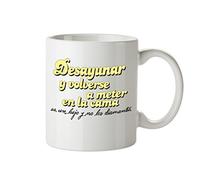 Taza La Vecina Rubia. Madrugar es de guapas