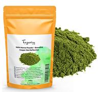 TazarinLtd 200g Henné en Poudre, Naturel - Jolie Reflet Roux Cuivré - Coloration Cheveux - 100% Naturel, Pur et Sans Additifs | Poudre Fine