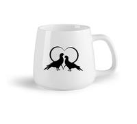 Tazas Grandes para Té, Café y Chocolate Caliente Paloma Ave Animal （14oz/400ml） El mejor regalo para una bebida matutina, bodas, cumpleaños, regalos para mujeres, Día del Padre, madres, niñas y niños