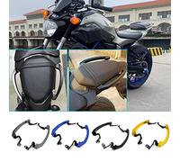 TAZGANTAX Barre d'appui pour Passager arrière Poignée Siège Barre d'appui pour poignée à Main Compatible avec MT-07/FZ-07 MT07 FZ07 MT 07 FZ 07 2014 2015 2016 2017 (Titane)