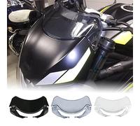 TAZGANTAX Déflecteur de Vent de Pare-Brise de carénage Avant de Moto Compatible avec T.riumph Street Triple RS 765 Street Triple 765 R 765 RS Flyscreen (Fumée légère)