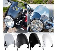 TAZGANTAX Déflecteurs de Vent de Flux d'air de Pare-Brise de Moto compatibles avec Triu-mph Speed Twin 1200 Accessoires 2019 2020 (Argent)