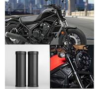 TAZGANTAX Guêtres en Caoutchouc pour Fourche Avant de Moto Noir Compatible avec Les Accessoires Rebel CMX 500 CMX 300 Rebel 500 CMX300 (supérieur)