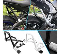 TAZGANTAX Moto Barre de protection Subcage Stunt Passager Repose-pieds pour MT FZ 09 Protection antichute compatible avec Y-amaha MT09 FZ09 MT-09 FZ-09 Tracer900 XSR900 2014-2020 (Noir)