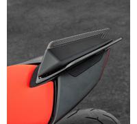 TAZGANTAX Moto Compatible avec Ap-rilia RS 660 Tuono 660 RS pour Tuono 660 RSV4 2020-2023 Housse de siège arrière de passager de moto carénage capot de siège becquet de bosse (Aspect fibre de carbone)