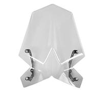 TAZGANTAX Moto Touring Pare-Brise pour DUKE390 Écran Bouclier Visière Déflecteur de Vent Flyscreen Protecteur Compatible avec K.T.M Duke 390 390Duke 2017 2018 2019 2020 2021 2022 2023(Claire)