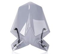 TAZGANTAX Moto Touring Pare-Brise pour DUKE390 Écran Bouclier Visière Déflecteur de Vent Flyscreen Protecteur Compatible avec K.T.M Duke 390 390Duke 2017 2018 2019 2020 2021 2022 2023(Fumée légère)