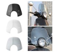TAZGANTAX Pare-Brise de Moto Pare-Brise déflecteur de Vent Protecteur Pare-Brise Compatible avec Piaggio VES-pa LX50 LX125 LX150 GT200 GTS250 GTS300 2018 2019 2021 2022 Toute l'année (Clair)