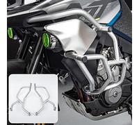 TAZGANTAX Pare-Chocs de Garde de Moteur de Barre de sécurité d'autoroute de Moto pour CFMoto CF 800MT MT800 800MT 2021-2023 Stunt Cage réservoir de gaz Protection latérale Contre Les Chutes (Argent)