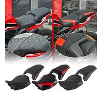 TAZGANTAX Selle de décharge de Pression pour Moto siège en Mousse pour conducteur, Passager Confortable Compatible avec Hon-da CB650R CBR650R CB 650 R CBR 650 R 2019 2020 2021 2022 (Arrière-Noir 2)