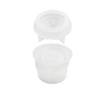 TAZIZI 1 ensemble de moules en époxy pour boîte de rangement et bocaux de | Moule en résine de silicone pour porte-savon, bijoux, bagues, boîte à fleurs, décoration d'intérieur