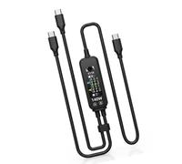 TAZIZI Câble de lecture d'écran de type C | Cordon de réparation fendu avec écran B, transfert, longueur 135 cm, guide d'outils pour technicien