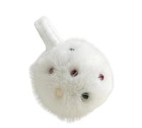 TAZIZI Cache-oreilles d'hiver en peluche douce et chaude, cache-oreilles pour temps froid, jolis cache-oreilles pour garçons et filles, accessoires d'hiver, Blanc-1, taille unique