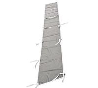 TAZIZI Canopée de drainage gouttière pour ouvertures de toit jointes | Guide d'eau en PVC avec sangle de fixation, marché patio camp