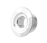 TAZIZI Couvercle de boulon de manivelle pour service de garage | Corps fileté en alliage d'aluminium avec centre d'entraînement de douille, unité unique