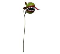 TAZIZI Décoration en fer avec finition colorée, fleur carnivore, décoration de jardin, taille S