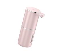 TAZIZI Distributeur de savon automatique à pompe murale rechargeable, D | Avec sortie réglable pour lavabo de salle de bain et cuisine