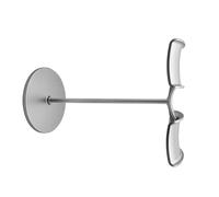 TAZIZI Support de casque en alliage d'aluminium pour économiser de l'espace avec double crochet pour un rangement sécurisé des écouteurs et un support de contrôle
