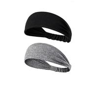 TAZSM Lot de 2 bandeaux anti-transpiration à séchage rapide pour homme et | Elastic fit keeps perspiration off your face during runs, lifts, rides, or flows.
