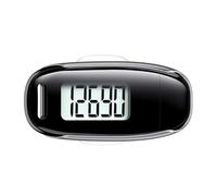 TAZUZFLA Podomètre 3D pour la marche, compteur de pas précis avec clip et sangle amovibles, tracker de pas rechargeable par USB, pour hommes, femmes et enfants