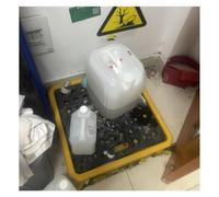 TAZYYZUU Bac de rétention for fûts, bac for réservoirs d'huile, Mini-Plateforme, for Paillasse Laboratoire, Palette à caillebotis empilable for Usage Industriel(13 L/49X36X10 CM)