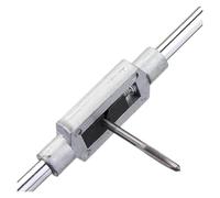 TAZYYZUU e Robinet Réglable, Poignée Métrique HSS 6542, Mini Foret À Filetage M1-M3.5, Vis Machine Conduit Droit M1-M8