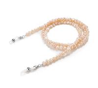 TAZYYZUU Porte-Lunettes Chaîne de Lunettes en Perles, chaîne antidérapante, Sangle for vêtements for Femmes(C)