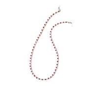 TAZYYZUU Porte-Lunettes Pendentif de Lunettes Soleil en Perles, Corde, chaîne tempérament féminin, Accessoires cuivre(White-Dinosaur Doodle4)