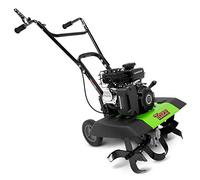 Tazz 35310 Motoculteur/cultivateur à dents avant 2 en 1, moteur Viper 79 cc, transmission par engrenages, dents en acier forgé, plusieurs largeurs de labour de 27,9 cm, 40,6 cm et 53,3 cm, boucliers
