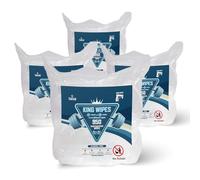 Tazza Lingettes humides en vrac - 4 x 950 unités (total 3 800 pièces) lingettes humides durables pré-saturées pour nettoyer l'équipement de gym et les surfaces