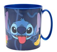 Tazza per Bambini con Grafica Disney Stitch da 350 ml, senza BPA, adatta al micr