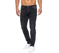 Tazzio 16533 - Jeans slim fit pour homme - Noir - 30W/32L