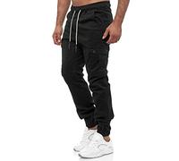 Tazzio 16610 Pantalon cargo jogging, pour homme, coupe classique, Noir , XL