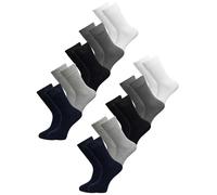 Tazzio A908 Lot de 10 paires de chaussettes de sport pour homme, multicolore, 43-46