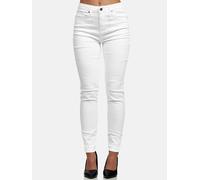 Tazzio F107 Jean stretch pour femme Taille haute Coupe skinny, Blanc., 36