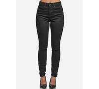 Tazzio F107 Jean stretch pour femme, taille haute, coupe skinny, Noir , W40