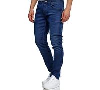 Tazzio Jean pour homme coupe droite A106, bleu, 34W x 36L