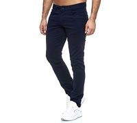 Tazzio M5251-2 Pantalon stretch pour homme Coupe slim - Bleu - 32 W/34 L