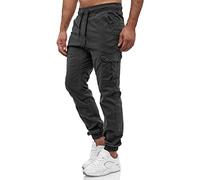 Tazzio M610 Pantalon cargo jogging, pour homme, coupe classique, anthracite, M