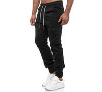 Tazzio M610 Pantalon cargo jogging, pour homme, coupe classique, Noir , XXL