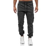 Tazzio 16610 Pantalon Cargo Jogging, pour Homme, Coupe Classique, Anthracite, S