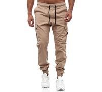 Tazzio 16610 Pantalon cargo jogging, pour homme, coupe classique, beige, L