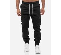 Tazzio 16610 Pantalon cargo jogging, pour homme, coupe classique, Noir , S