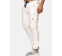 Tazzio Pantalon cargo '18525' blanc, Taille 33