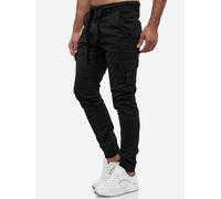 Tazzio 18525 Pantalon cargo pour homme Coupe droite - Noir - W44