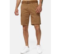 Tazzio Short cargo pour homme avec ceinture amovible A200, camel, 31 W