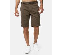 Tazzio Short cargo pour homme avec ceinture amovible A200, kaki, 36W