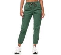 Tazzio Pantalon Cargo pour Femme Coupe Droite F600, Vert fumé, XL